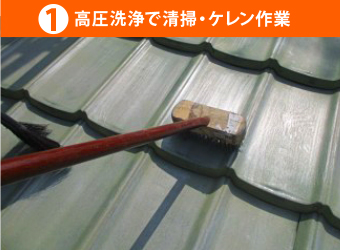 高圧洗浄で清掃・ケレン作業