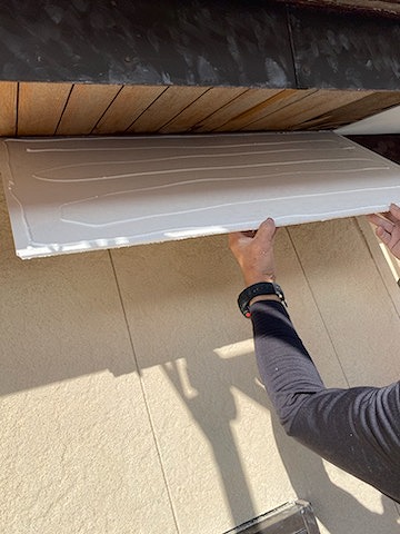 軒天　修理　剥がれ