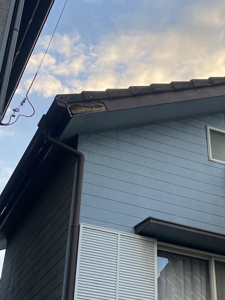 浜松市　破風　ケラバ　剥がれ　調査　屋根　見積もり