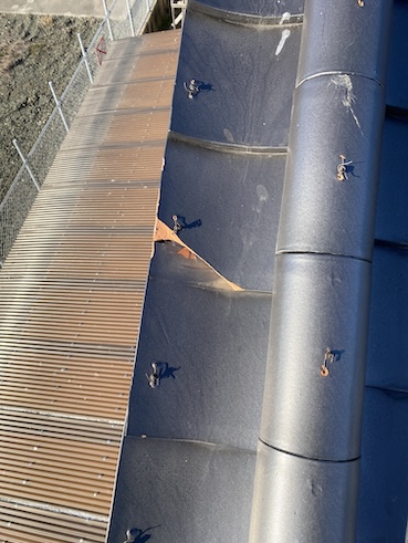 浜松市　物損事故　瓦屋根　破損　修理　