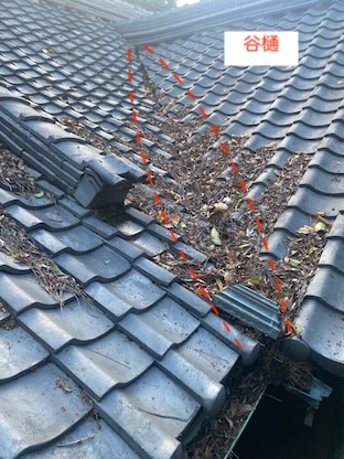 谷樋　谷板金　穴あき