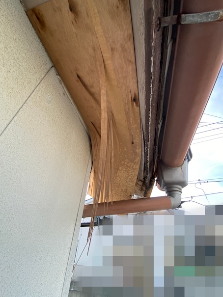 軒天　痛み　劣化 　軒天井
