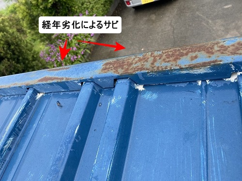 浜松市　イナバ　ガレージ　雨漏り　車庫