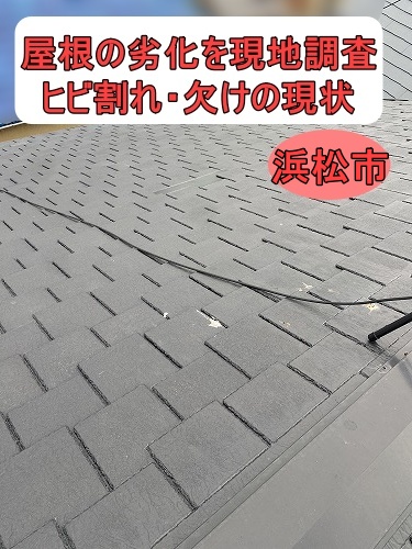 浜松市で訪問業者の指摘を受けた旧クボタ「ニューアーバニー」屋根の劣化症状｜ヒビ割れ・欠け・雨漏りリスクとは？