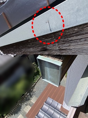 化粧スレート　釘浮き　塗装　色褪せ 浜松市
