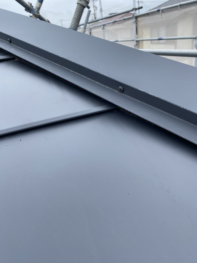 棟板金　棟包　屋根