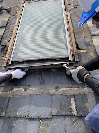 雨漏り修理　撤去　天窓　トップライト　