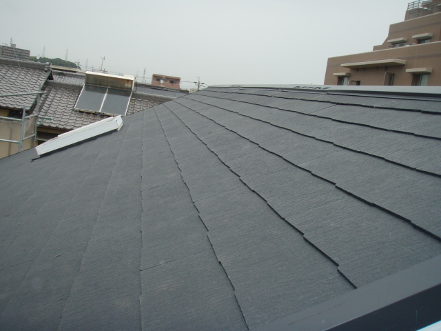 浜松市　カラーベスト　葺き替え