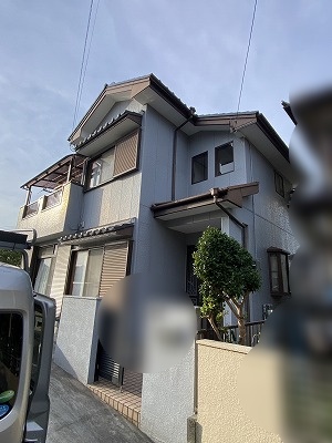 浜松市　漆喰　棟瓦　詰め直し　瓦屋根