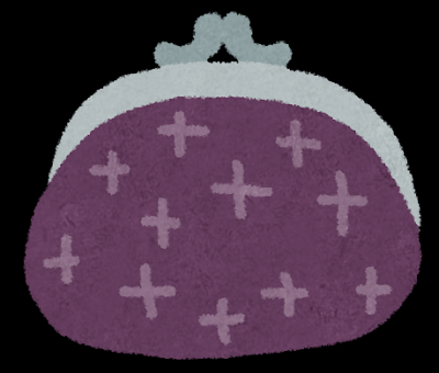 イラスト　財布