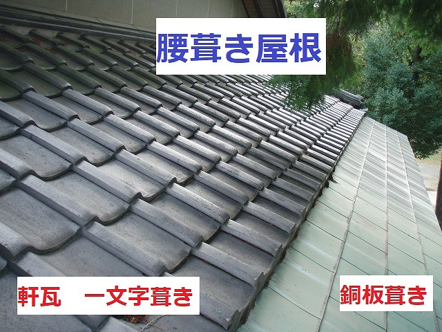 腰葺き屋根