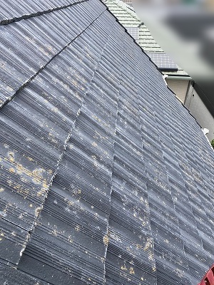 　ケラバ　下地　経年劣化　セメント瓦　浜松市
