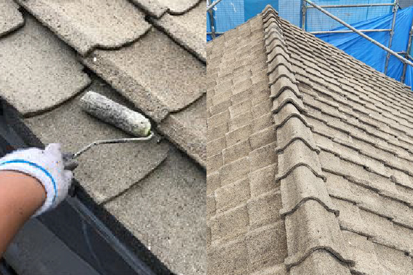 高圧洗浄が終わったら下塗り